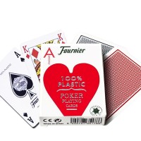 Fournier 2500 pokerio kortos (Raudonos)